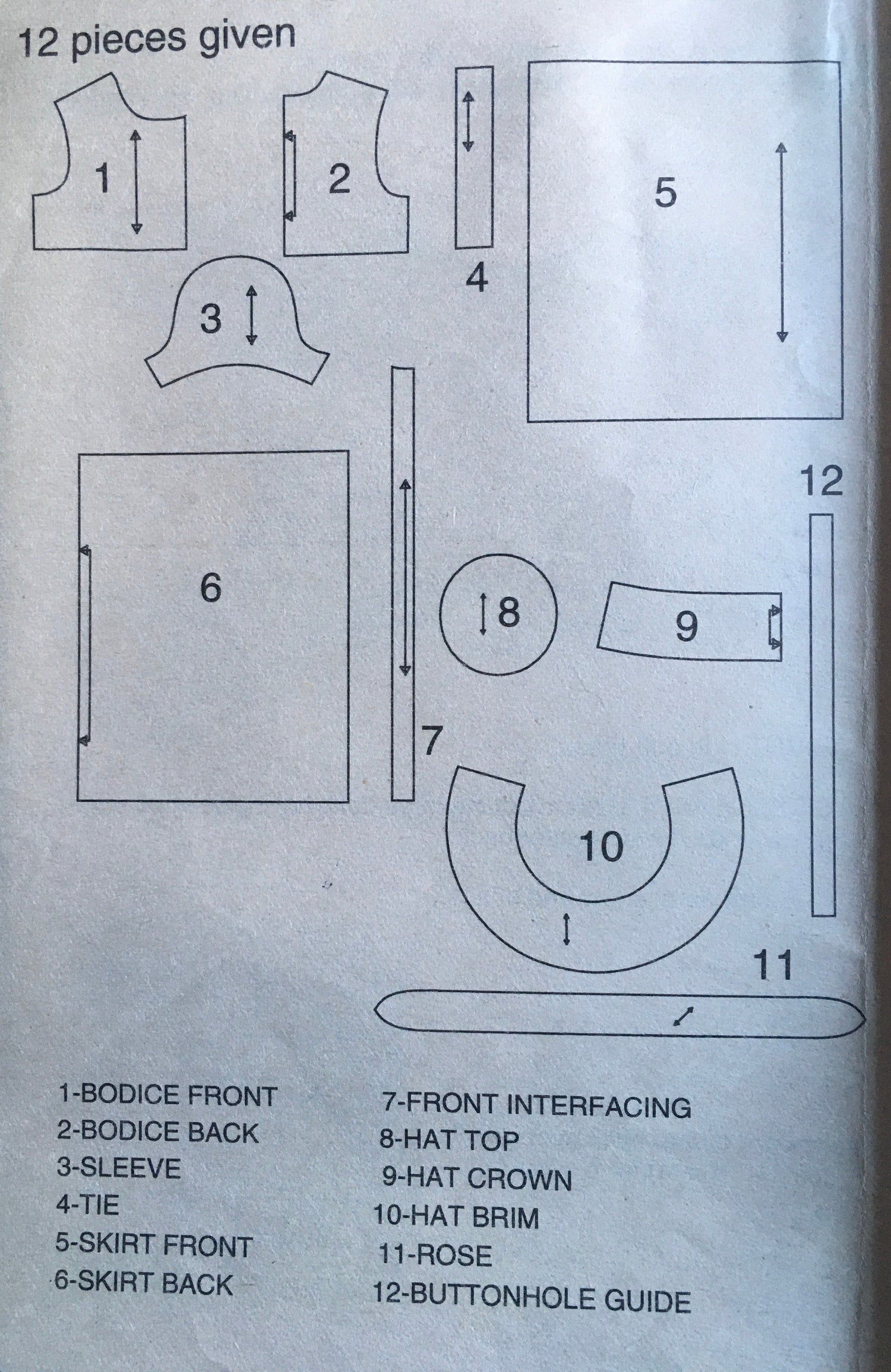 Simplicity 9459 Sewing Pattern (Vintage) CUT