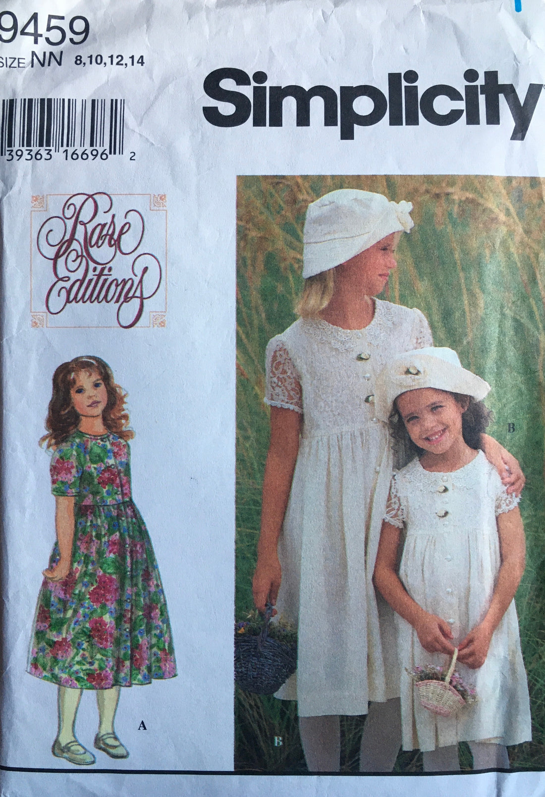 Simplicity 9459 Sewing Pattern (Vintage) CUT