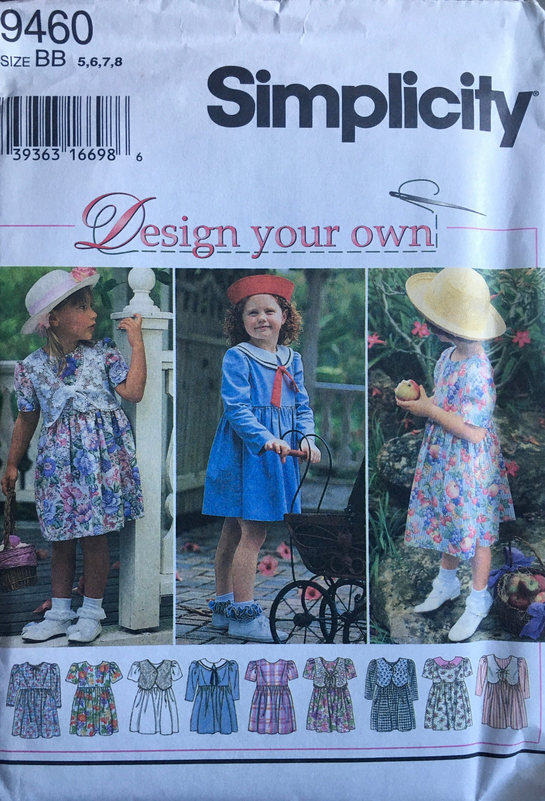 Simplicity 9460 Sewing Pattern (Vintage) UNCUT