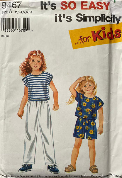 Simplicity 9467 Sewing Pattern (Vintage) UNCUT