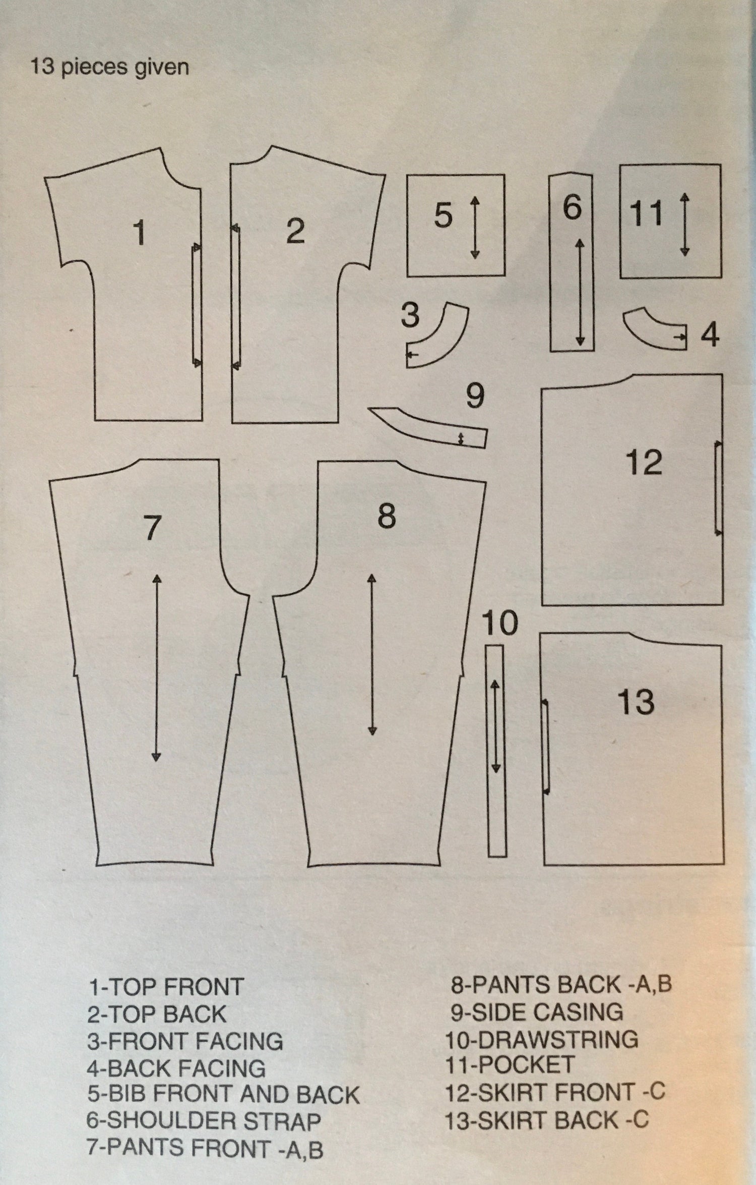 Simplicity 9468 Sewing Pattern (Vintage) CUT