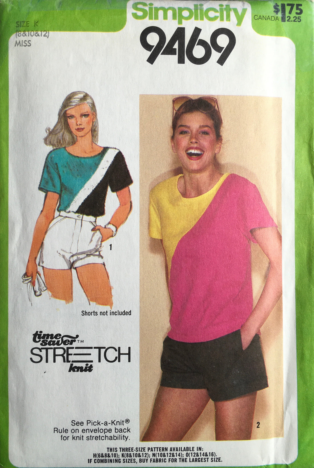 Simplicity 9469 Sewing Pattern (Vintage) UNCUT