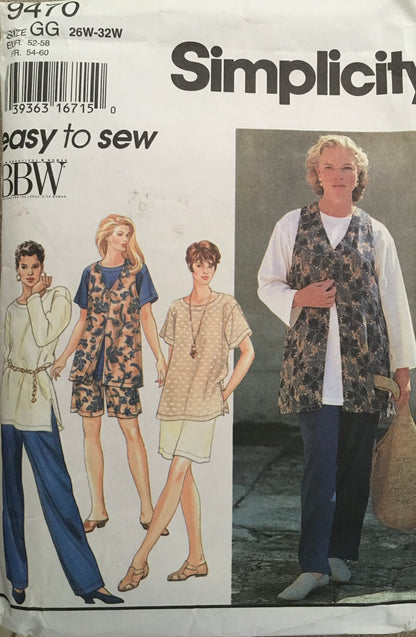 Simplicity 9470 Sewing Pattern (Vintage) CUT