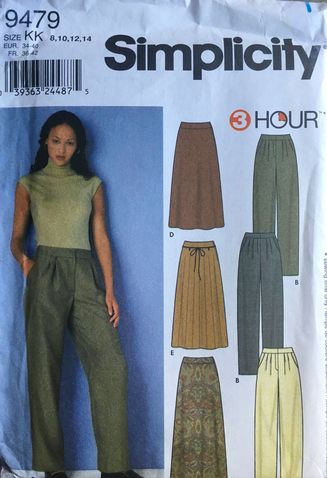 Simplicity 9479 Sewing Pattern (Vintage) UNCUT