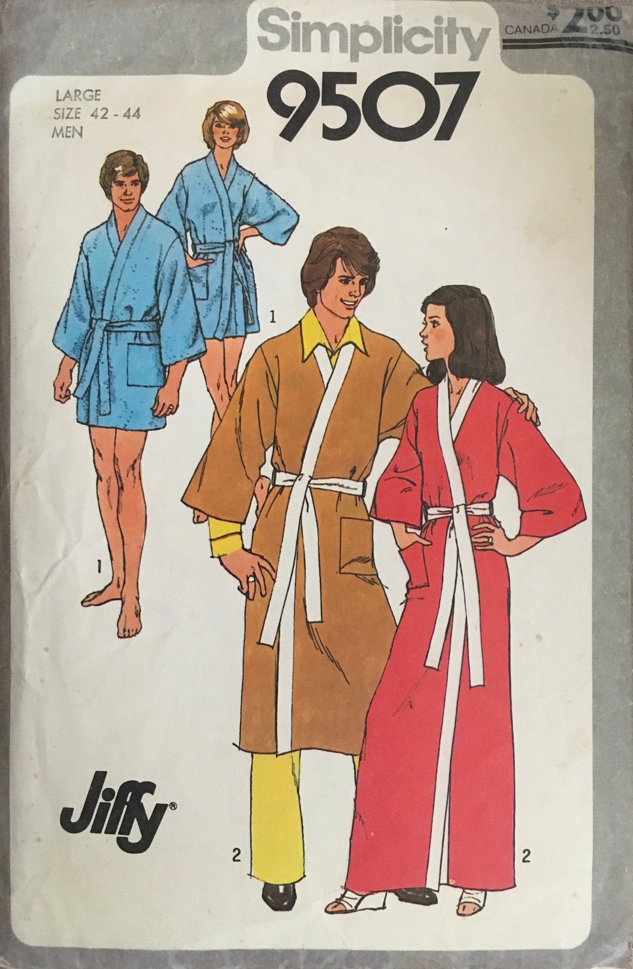 Simplicity 9507 Sewing Pattern (Vintage) UNCUT/CUT