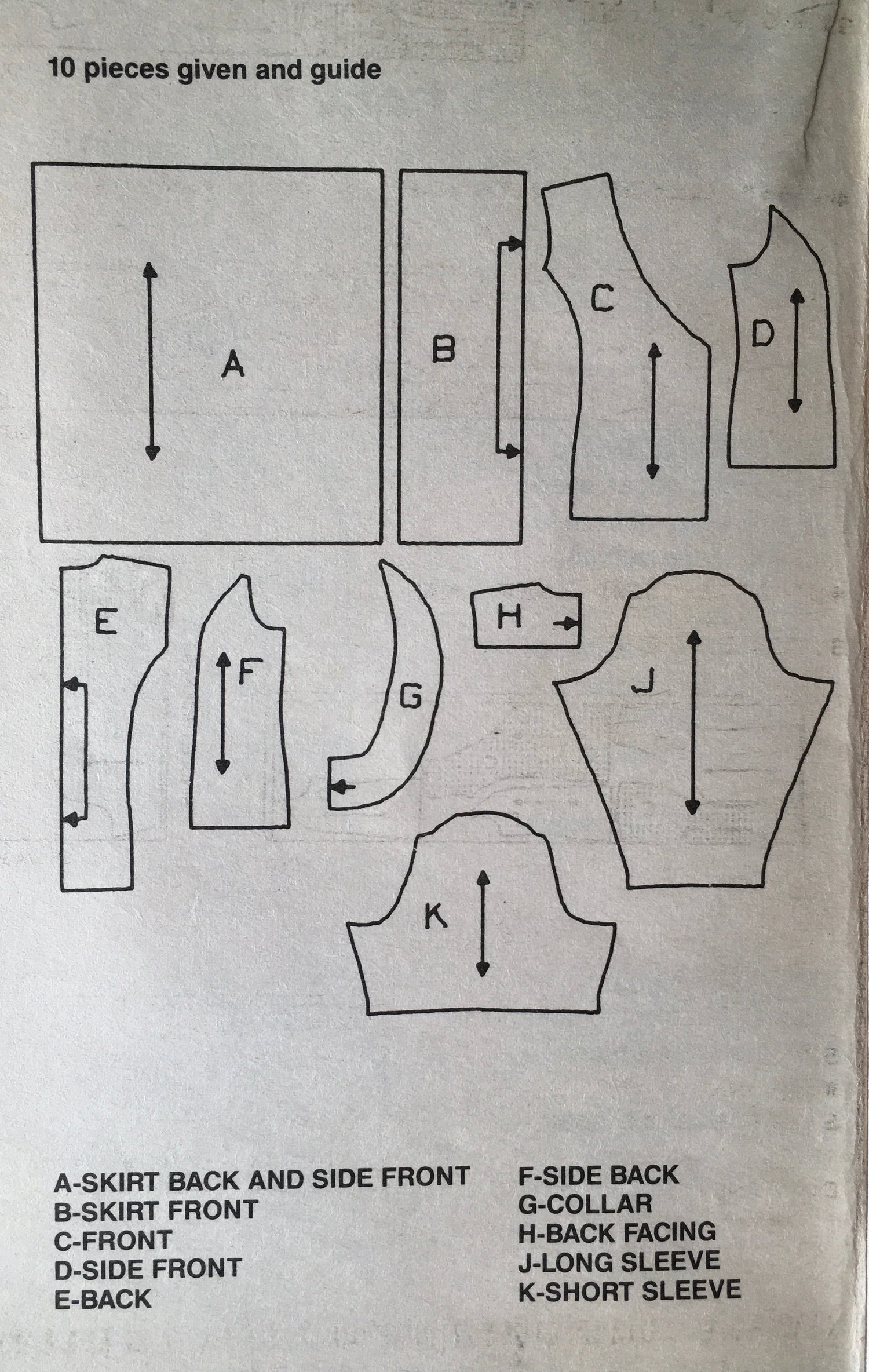 Simplicity 9509 Sewing Pattern (Vintage) CUT