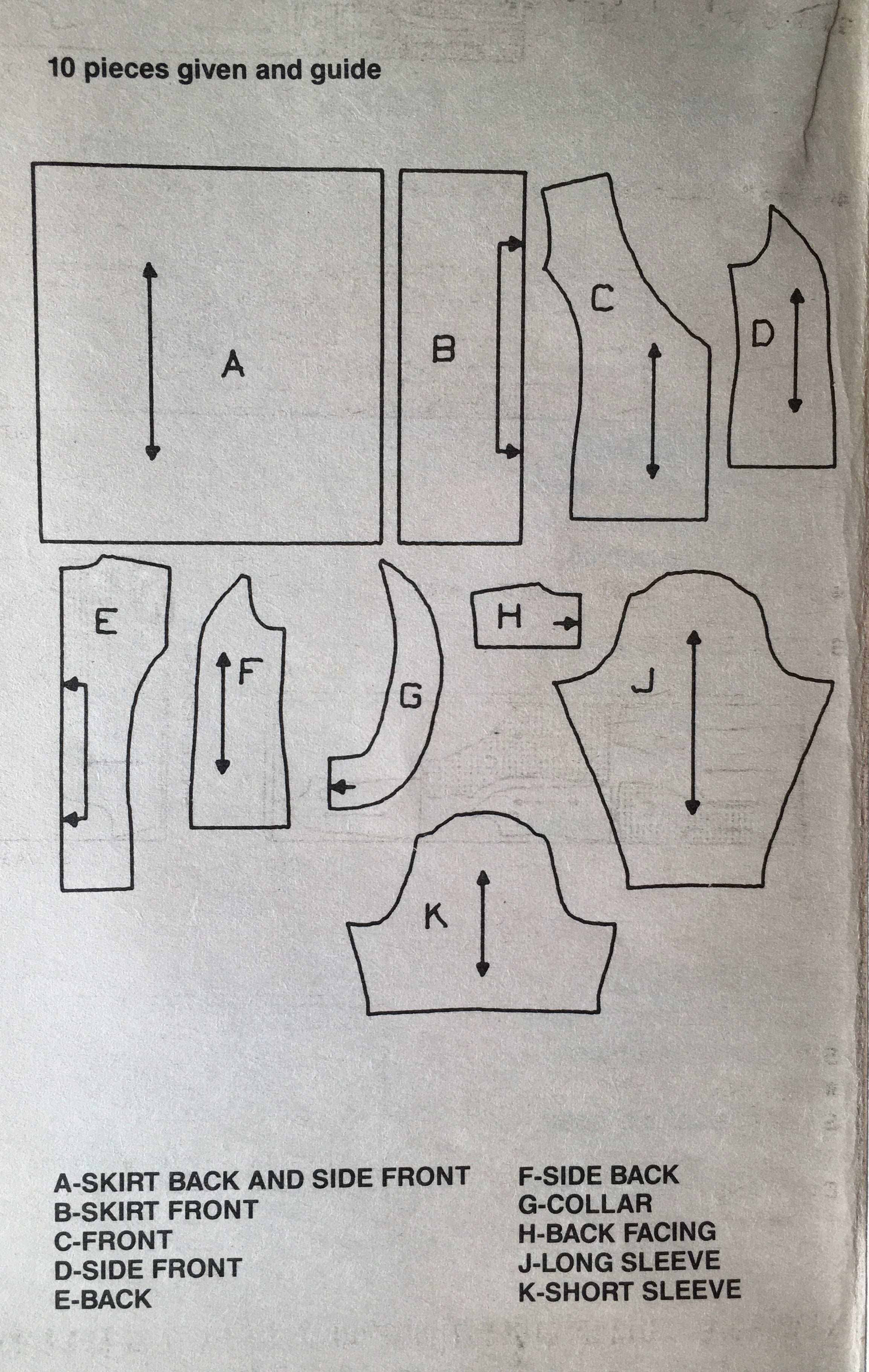 Simplicity 9509 Sewing Pattern (Vintage) CUT