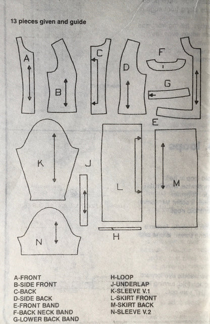 Simplicity 9510 Sewing Pattern (Vintage) CUT