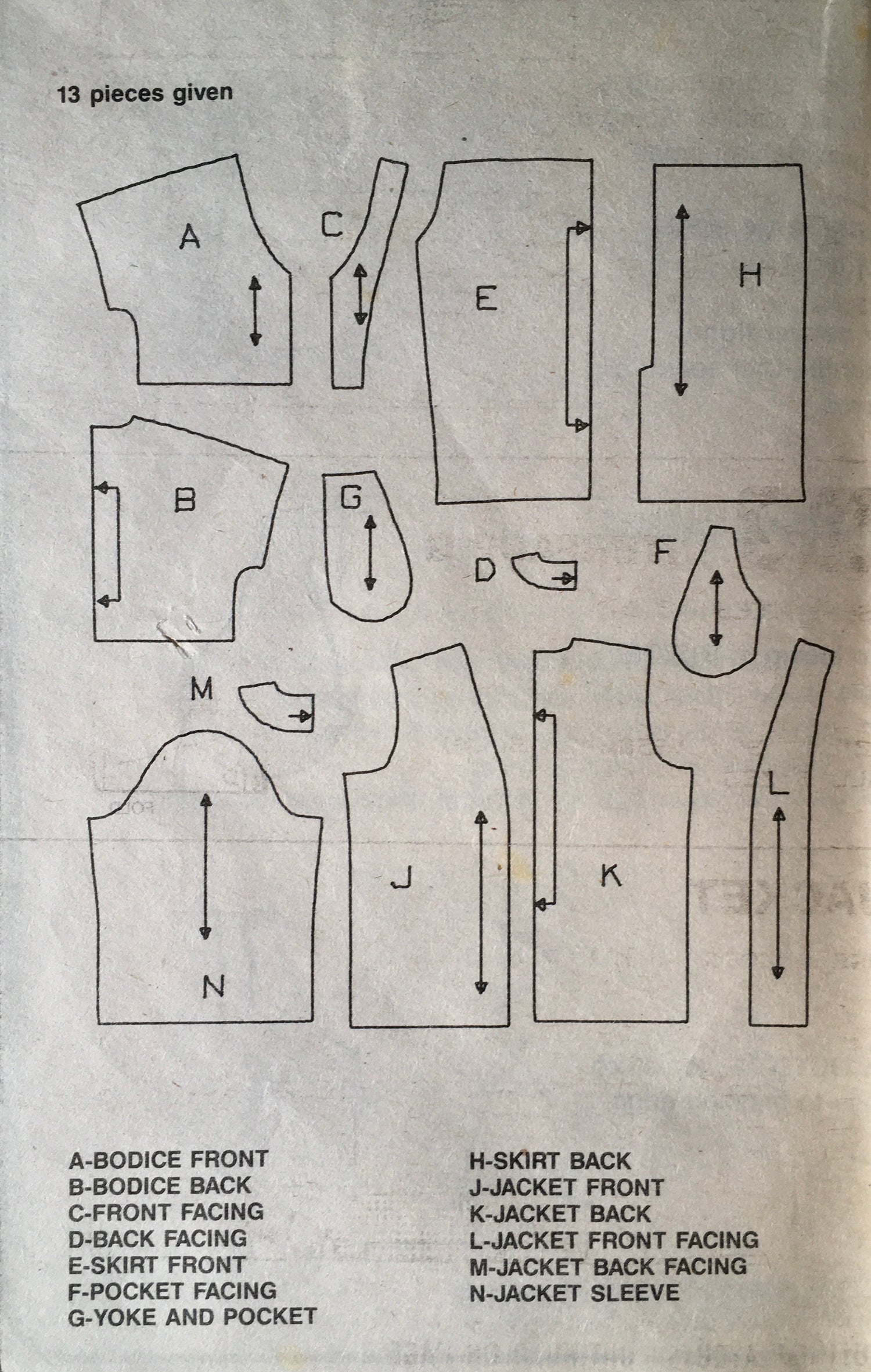 Simplicity 9511 Sewing Pattern (Vintage) CUT