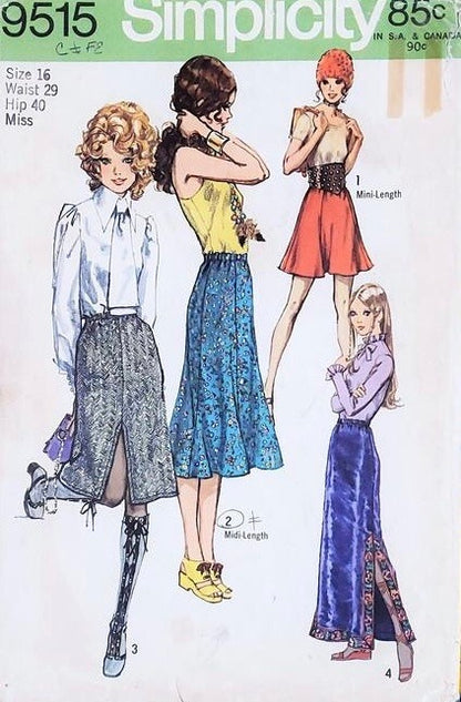 Simplicity 9515 Sewing Pattern (Vintage) CUT