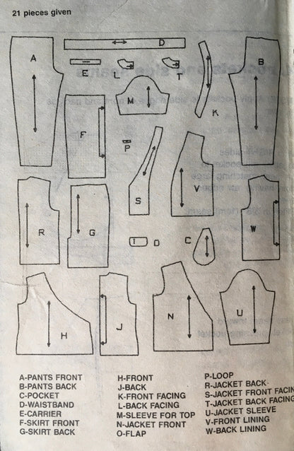 Simplicity 9519 Sewing Pattern (Vintage) CUT