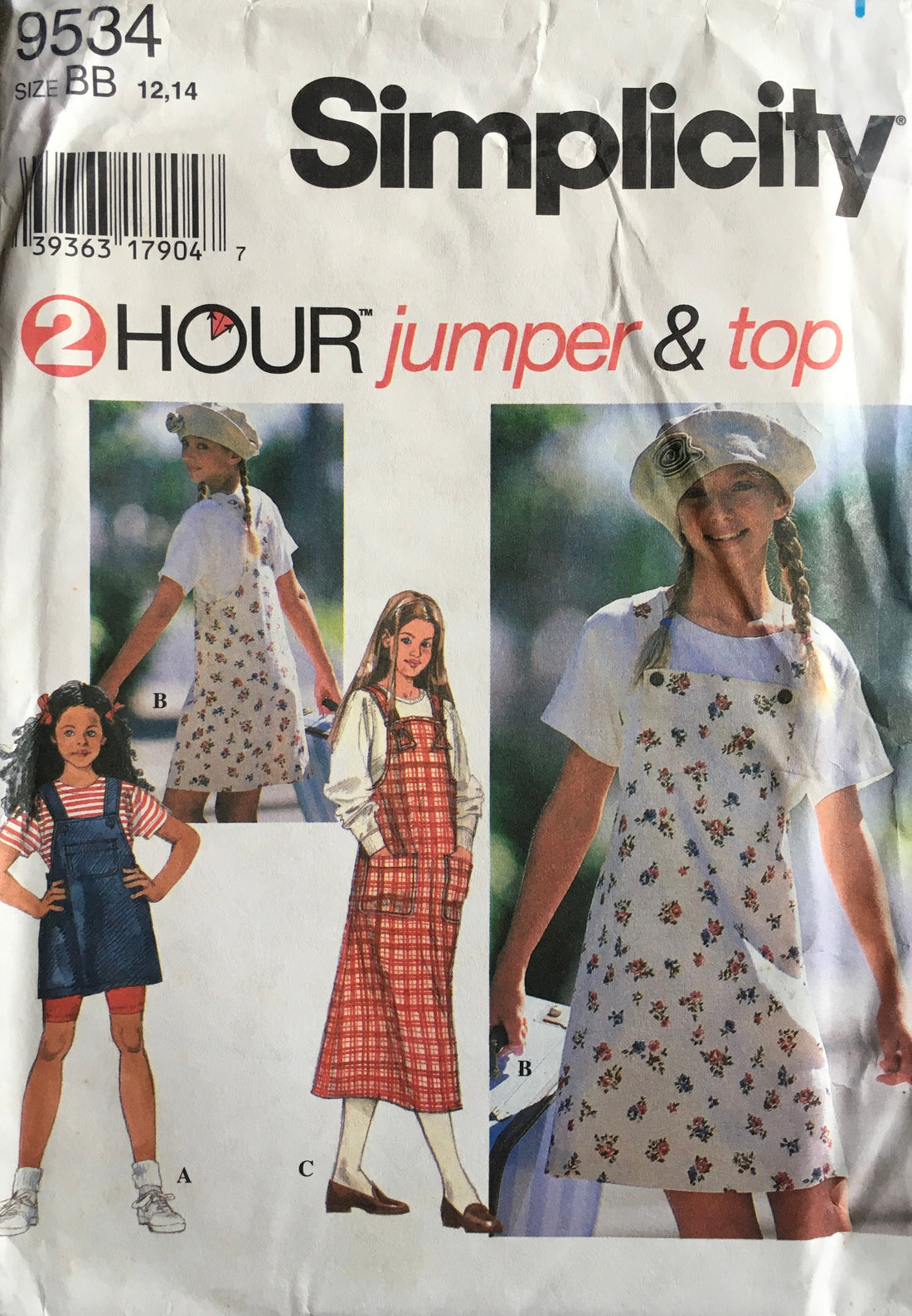 Simplicity 9534 Sewing Pattern (Vintage) UNCUT