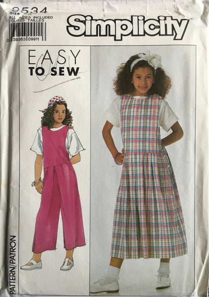Simplicity 9534 Sewing Pattern (Vintage) UNCUT