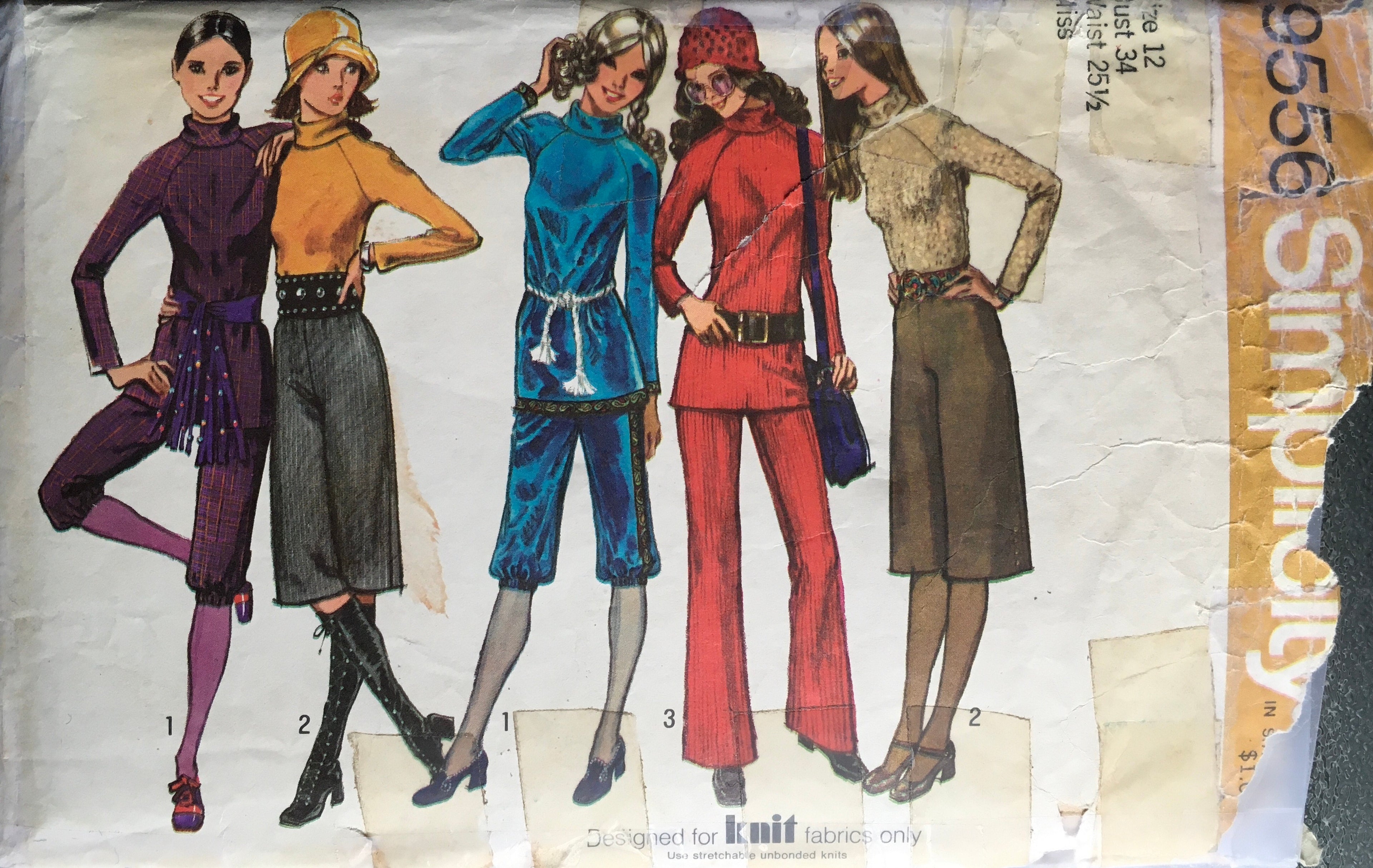 Simplicity 9556 Sewing Pattern (Vintage) CUT