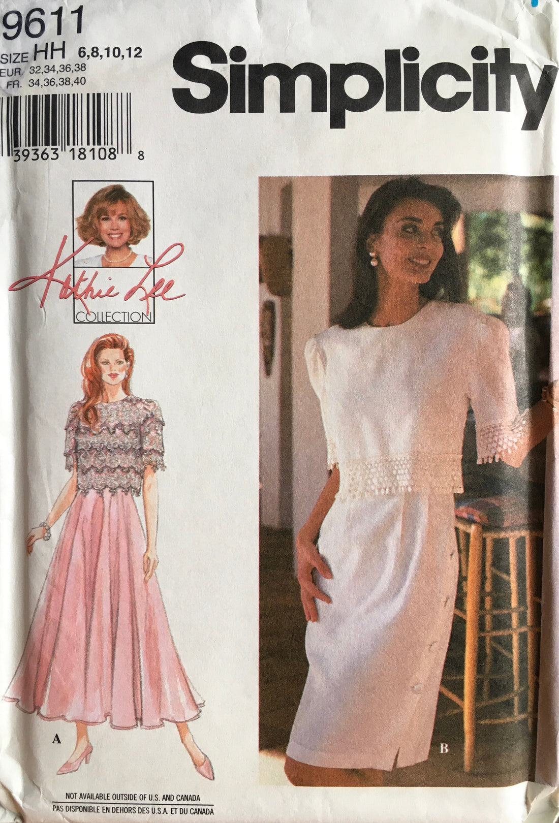 Simplicity 9611 Sewing Pattern (Vintage) UNCUT