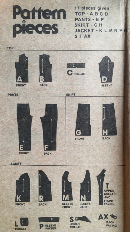 Simplicity 9622 Sewing Pattern (Vintage) CUT