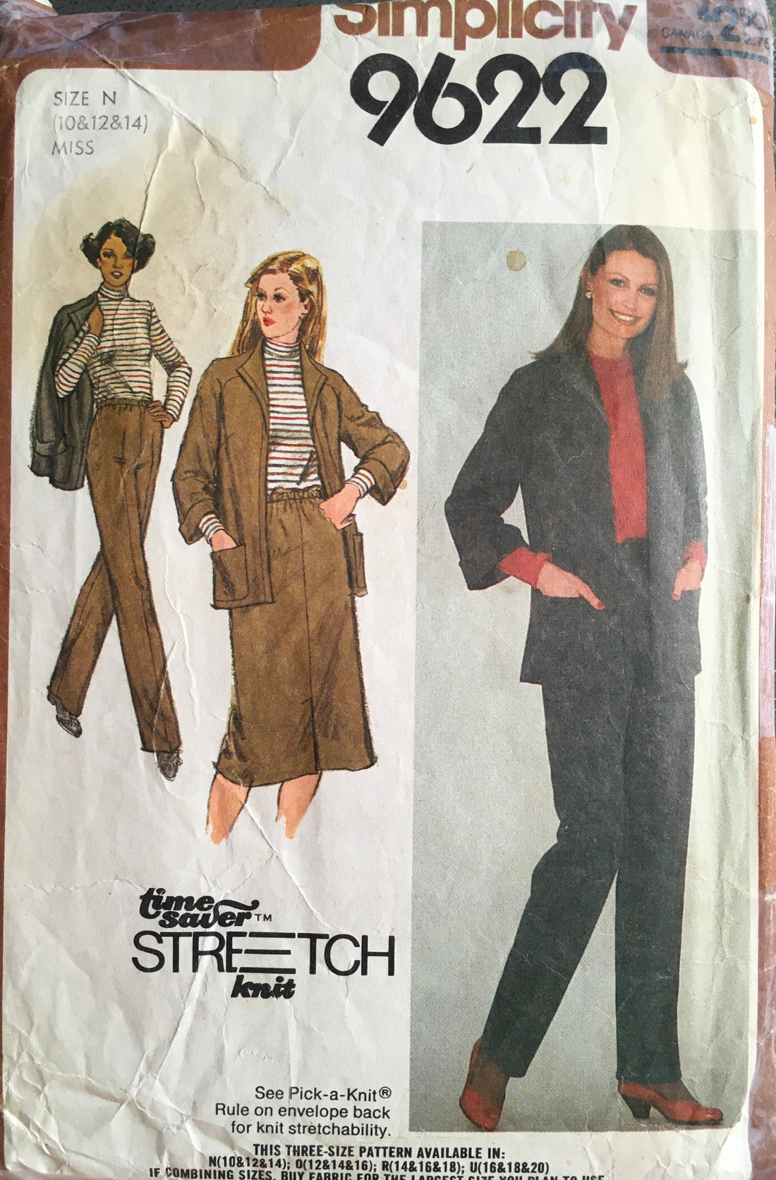 Simplicity 9622 Sewing Pattern (Vintage) CUT