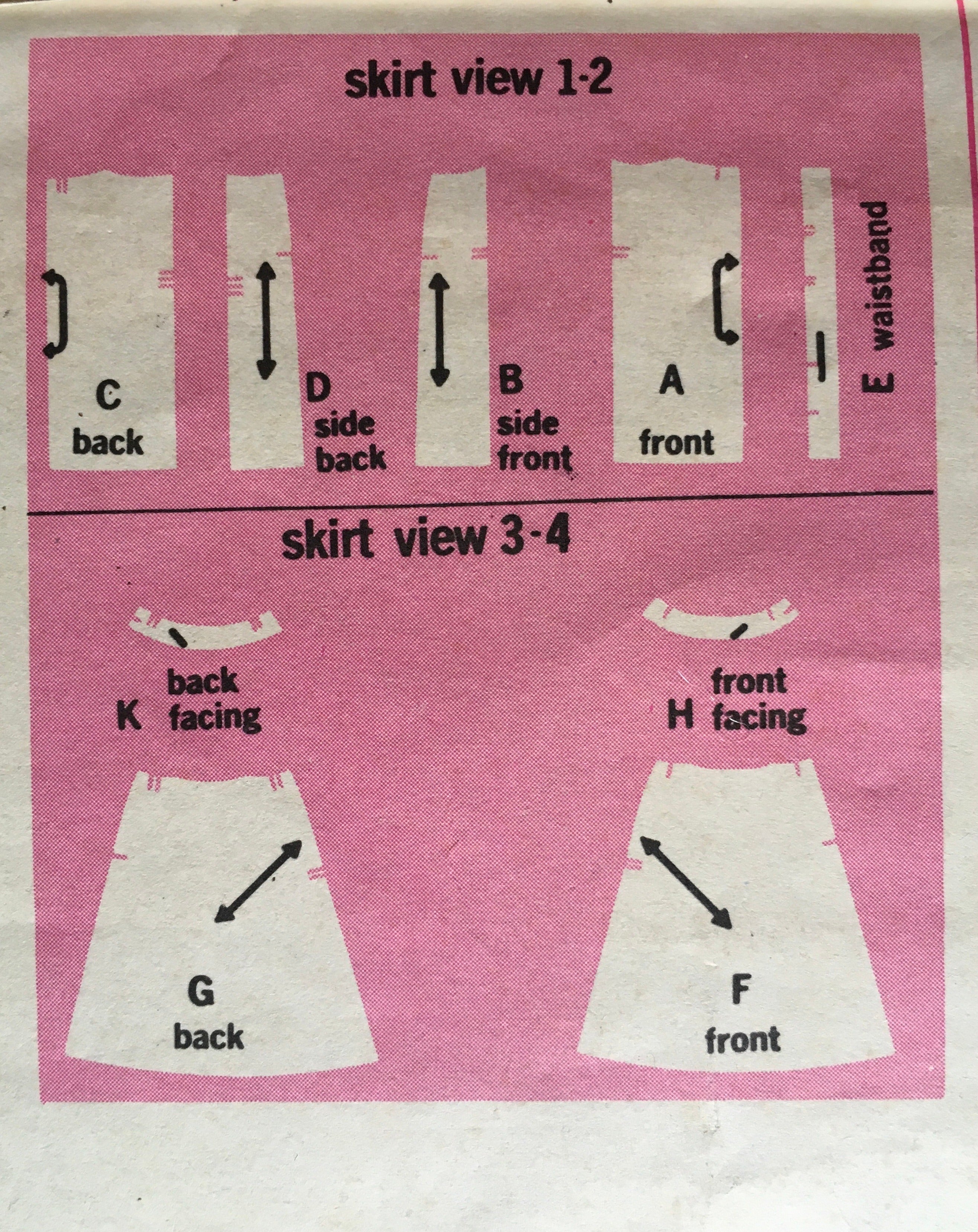 Simplicity 9649 Sewing Pattern (Vintage) CUT