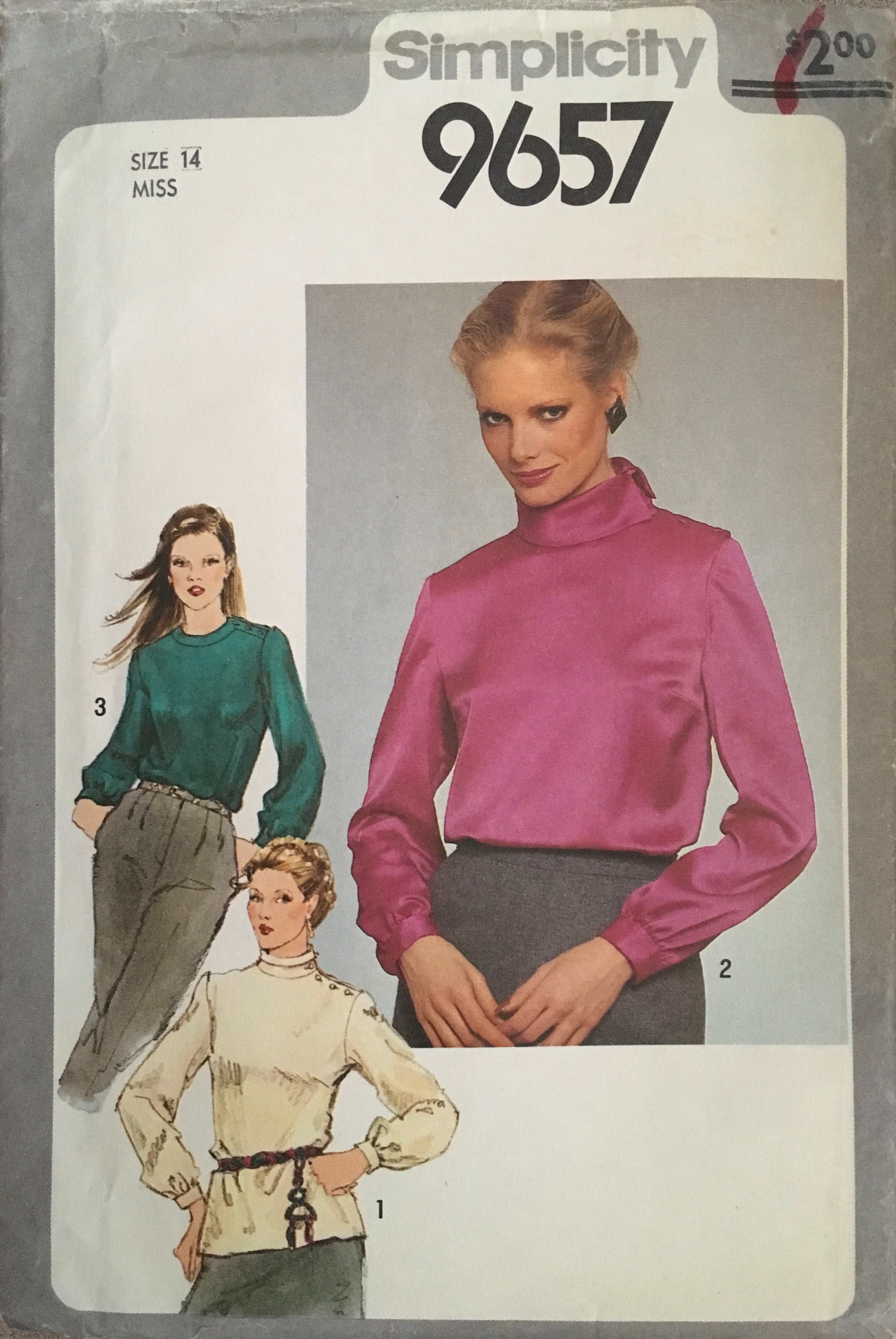 Simplicity 9657 Sewing Pattern (Vintage) UNCUT