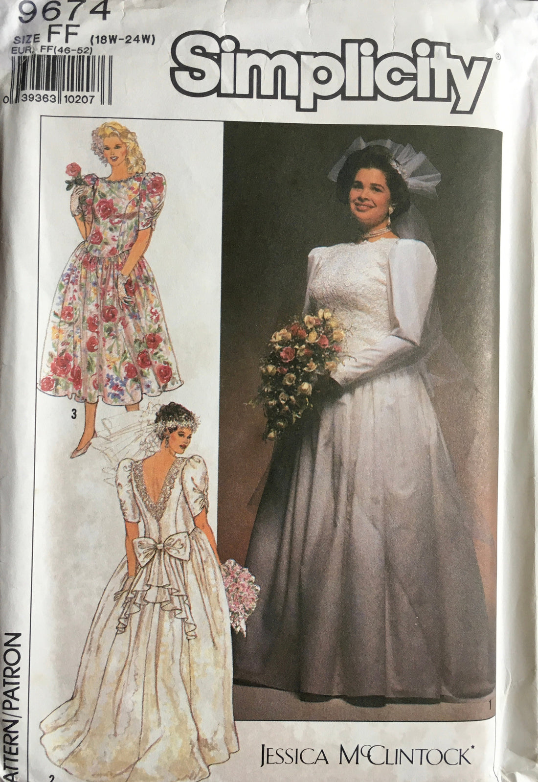 Simplicity 9674 Sewing Pattern (Vintage) UNCUT