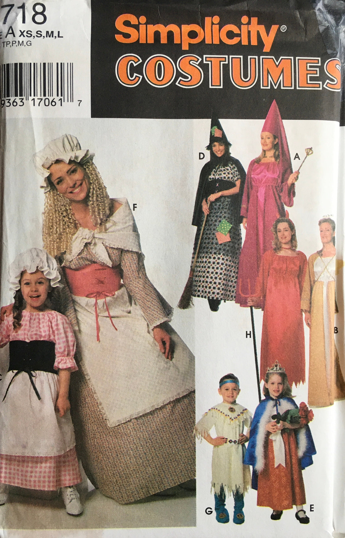 Simplicity 9718 Sewing Pattern (Vintage) UNCUT