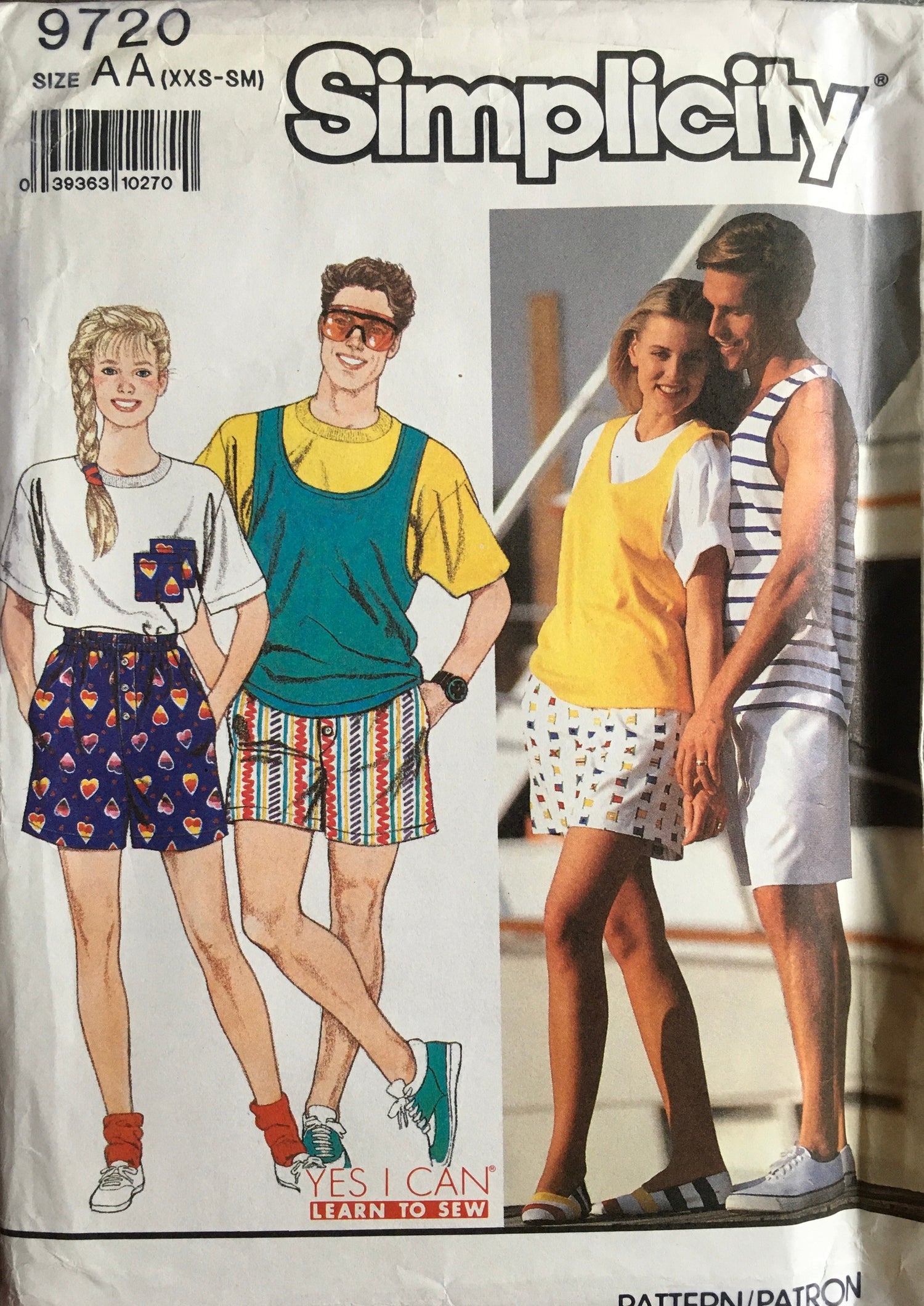 Simplicity 9720 Sewing Pattern (Vintage) UNCUT/CUT