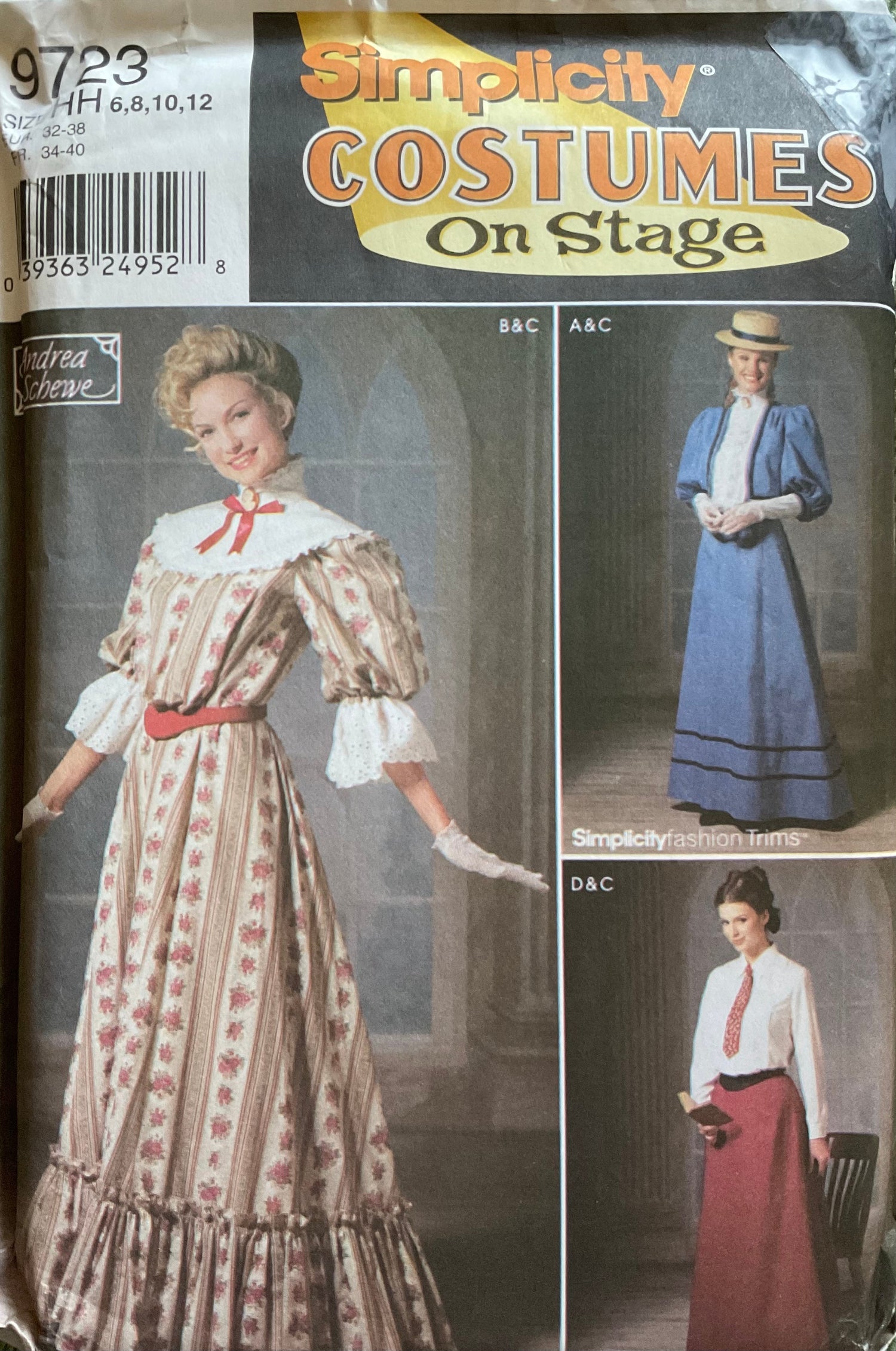 Simplicity 9723 Sewing Pattern (Vintage) UNCUT