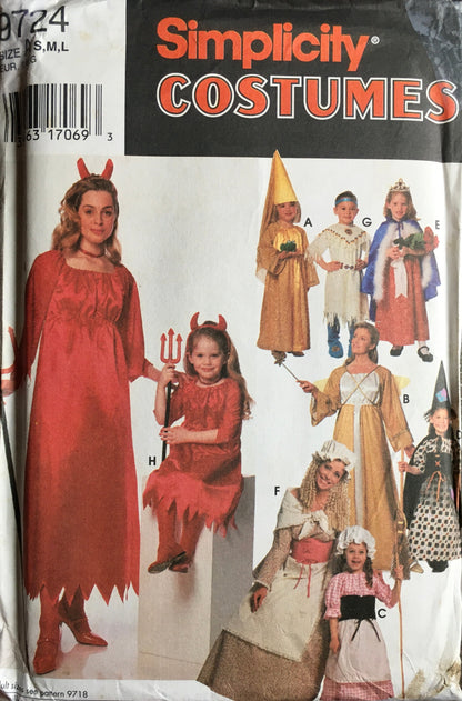 Simplicity 9724 Sewing Pattern (Vintage) UNCUT