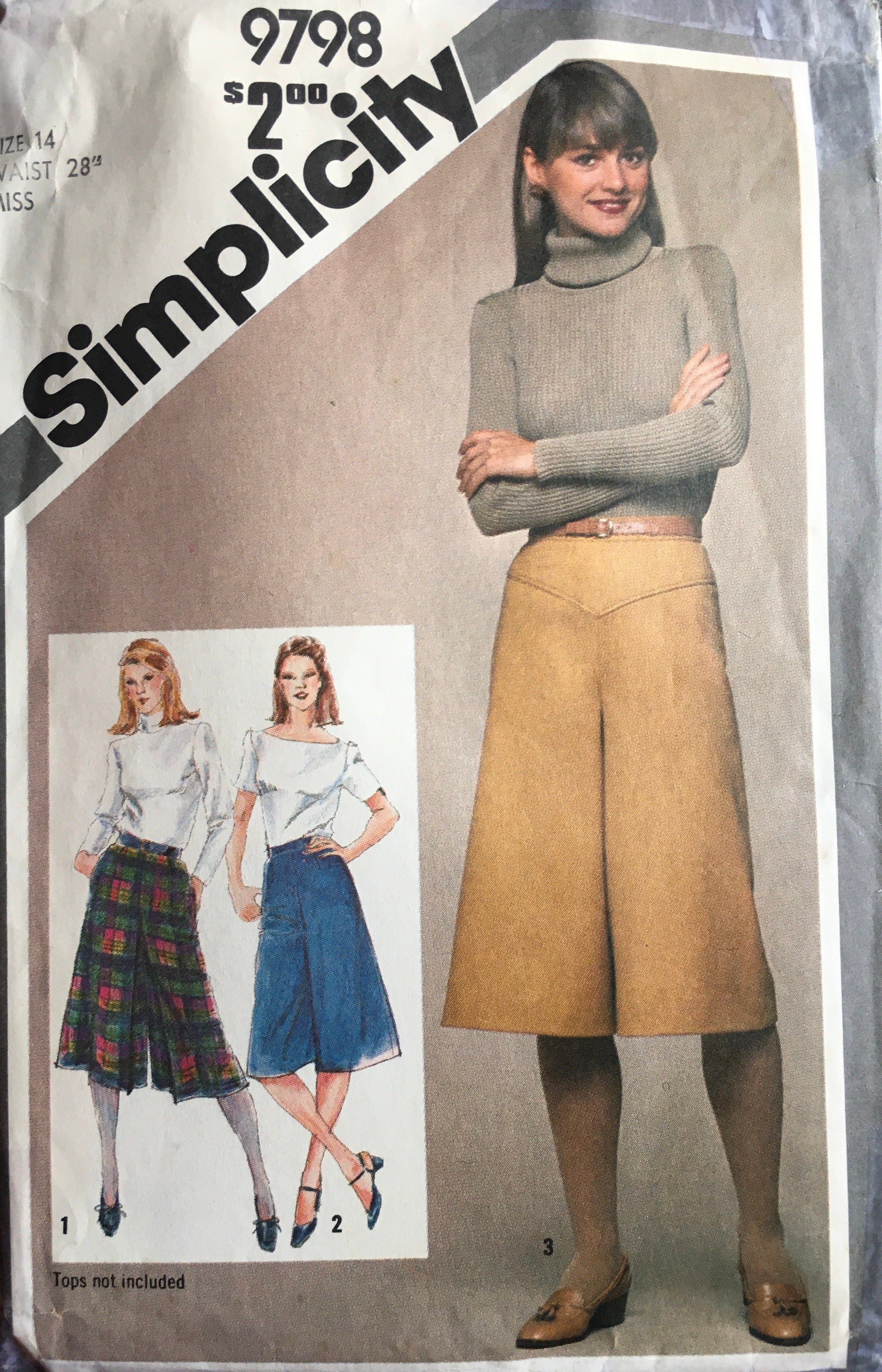 Simplicity 9798 Sewing Pattern (Vintage) CUT