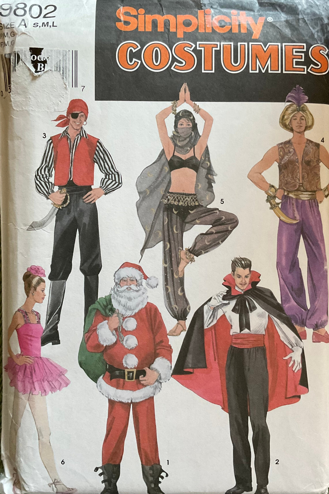 Simplicity 9802 Sewing Pattern (Vintage) UNCUT