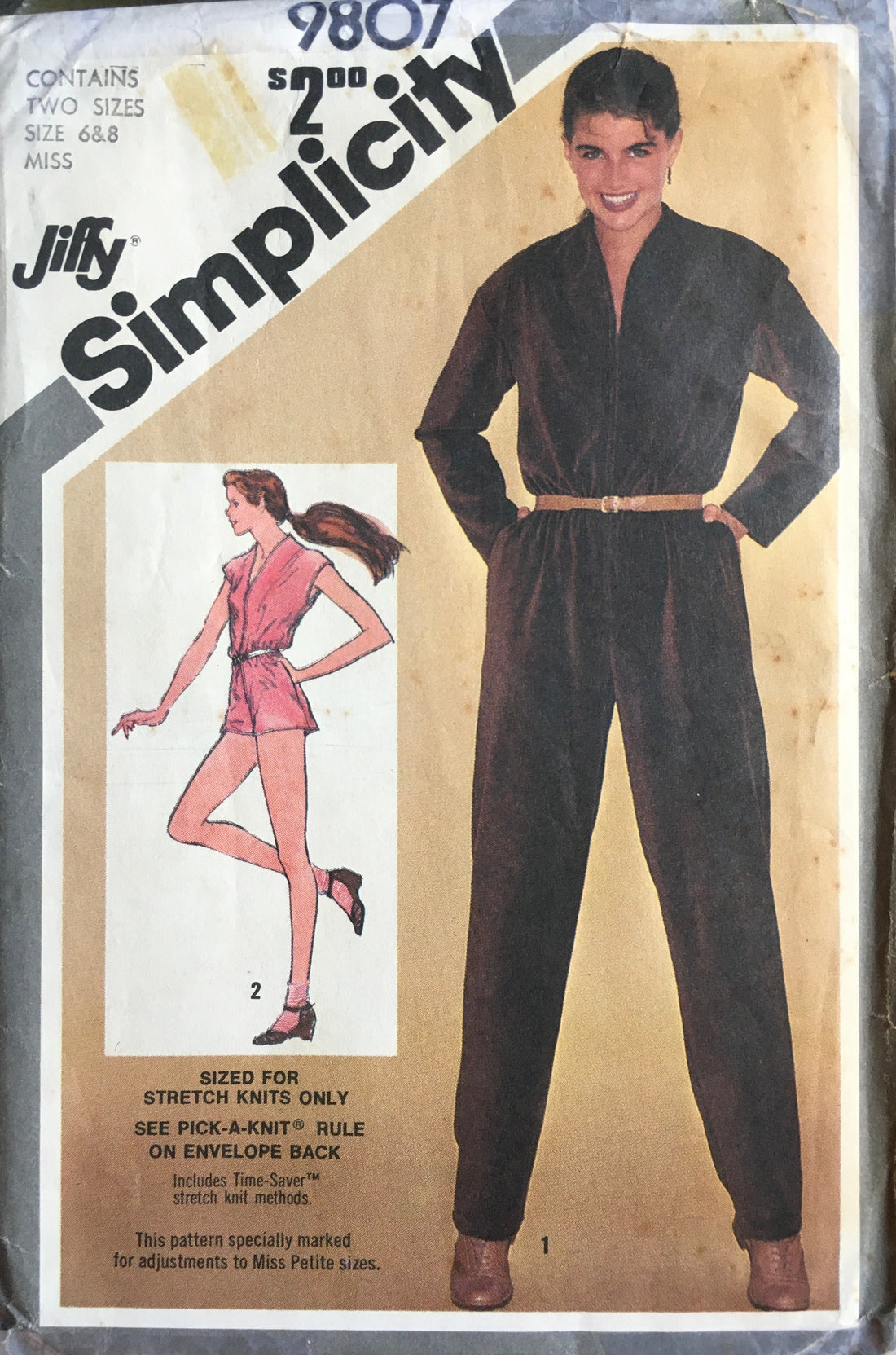 Simplicity 9807 Sewing Pattern (Vintage) UNCUT
