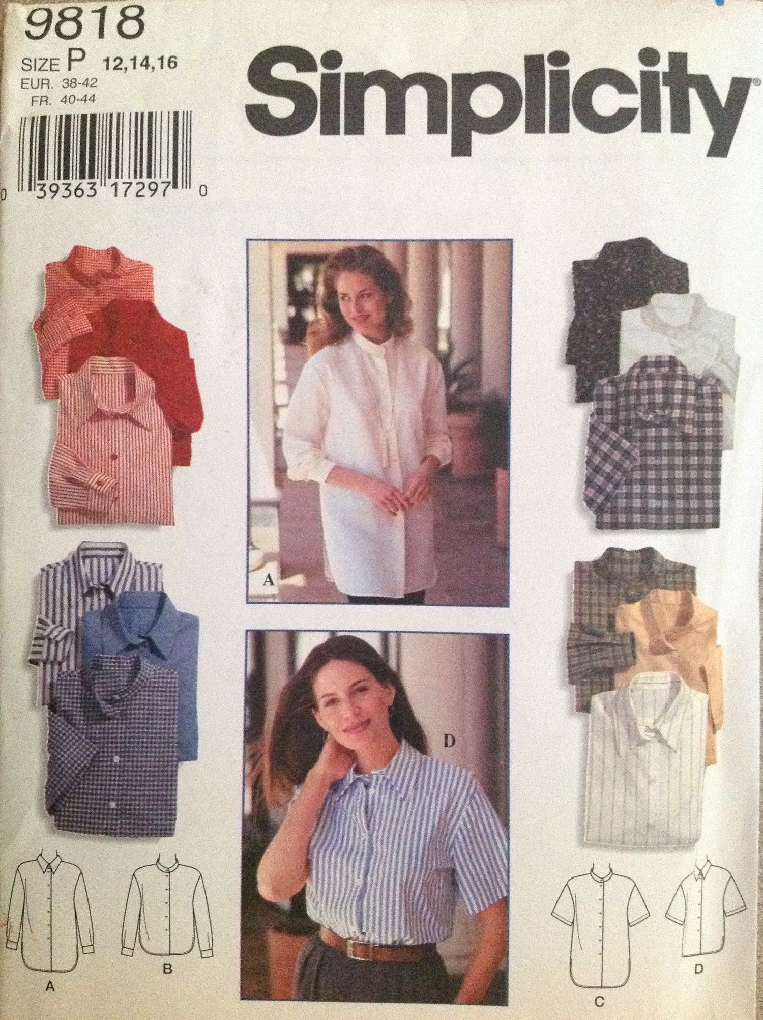 Simplicity 9818 Sewing Pattern (Vintage) UNCUT/CUT