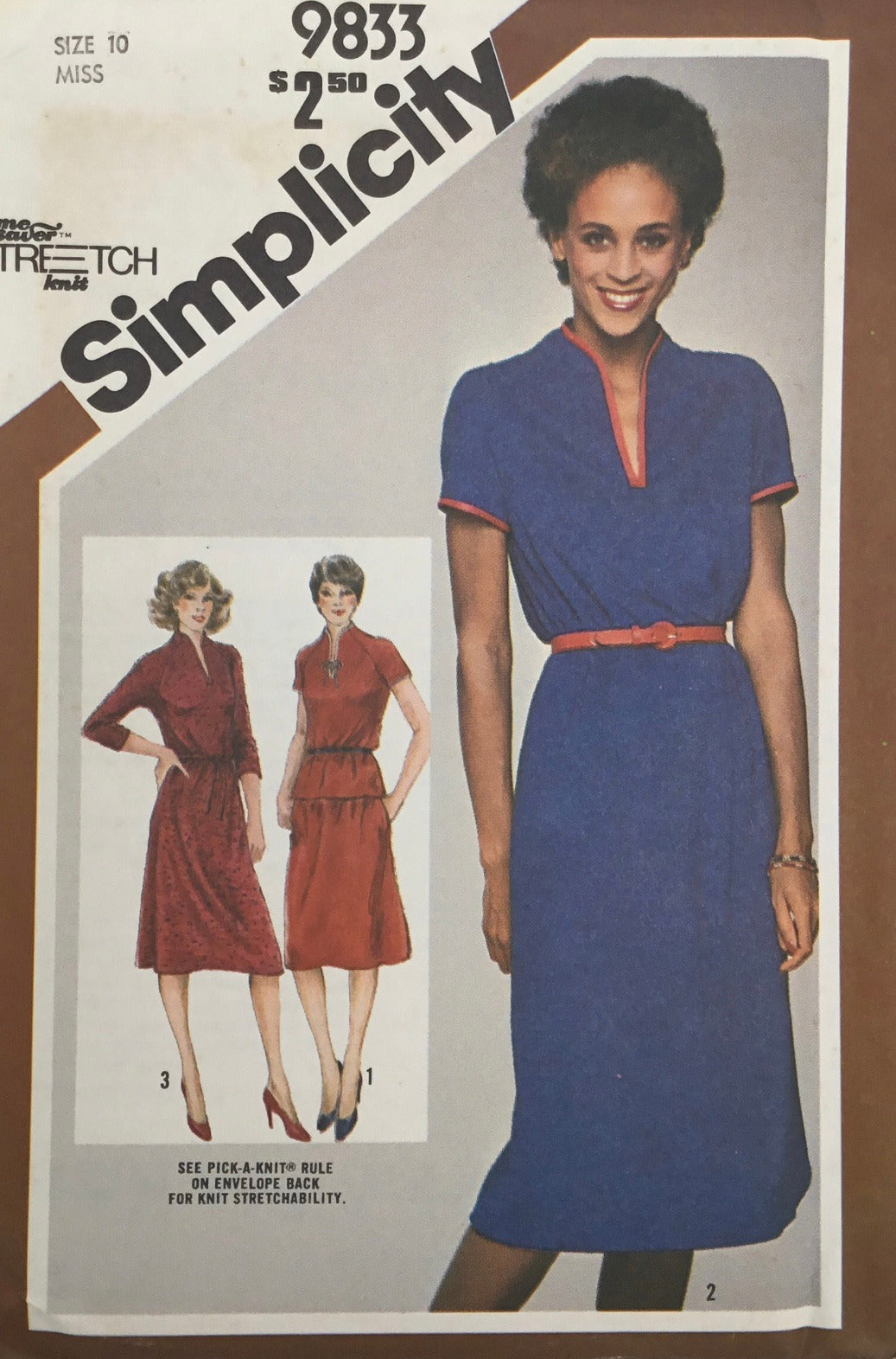 Simplicity 9833 Sewing Pattern (Vintage) CUT