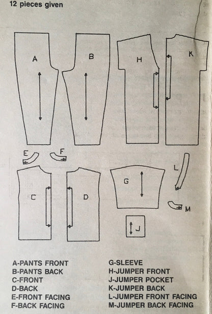 Simplicity 9863 Sewing Pattern (Vintage) CUT