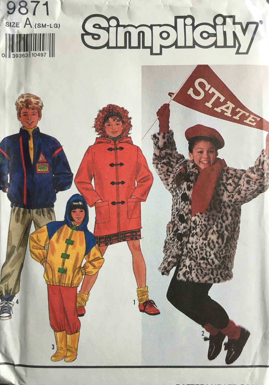 Simplicity 9871 Sewing Pattern (Vintage) UNCUT/CUT
