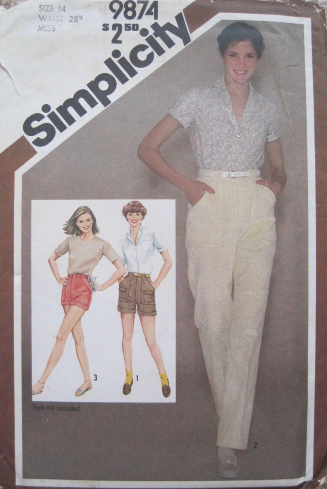 Simplicity 9874 Sewing Pattern (Vintage) UNCUT