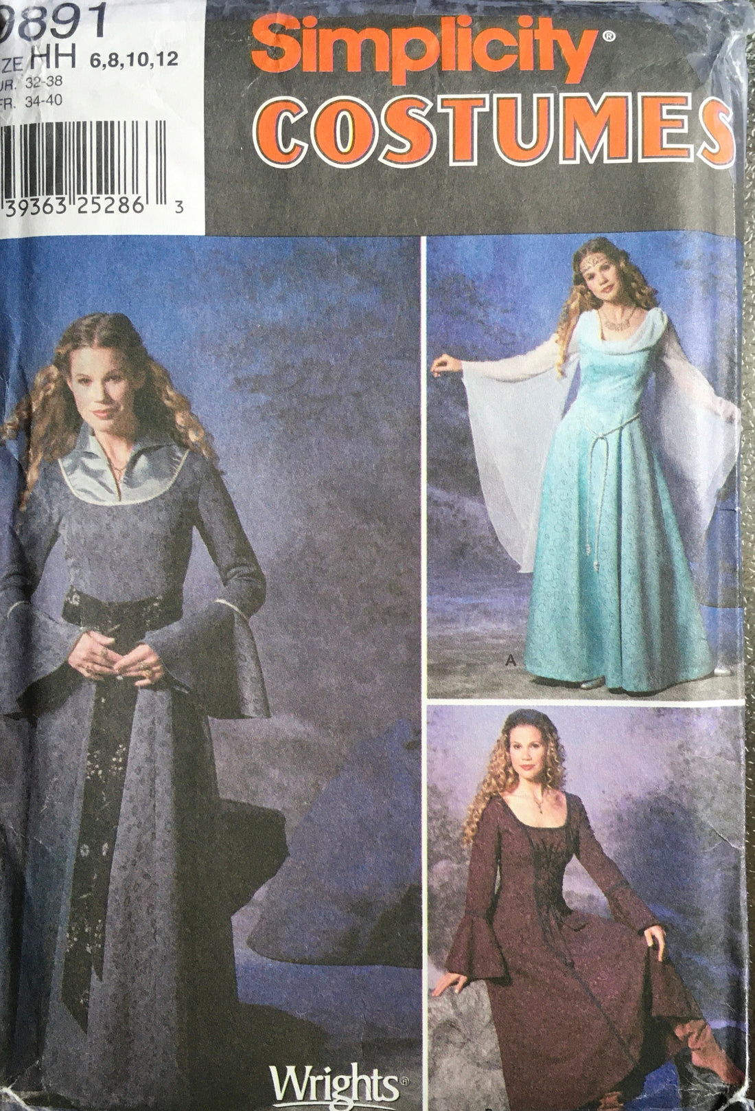 Simplicity 9891 Sewing Pattern (Vintage) UNCUT