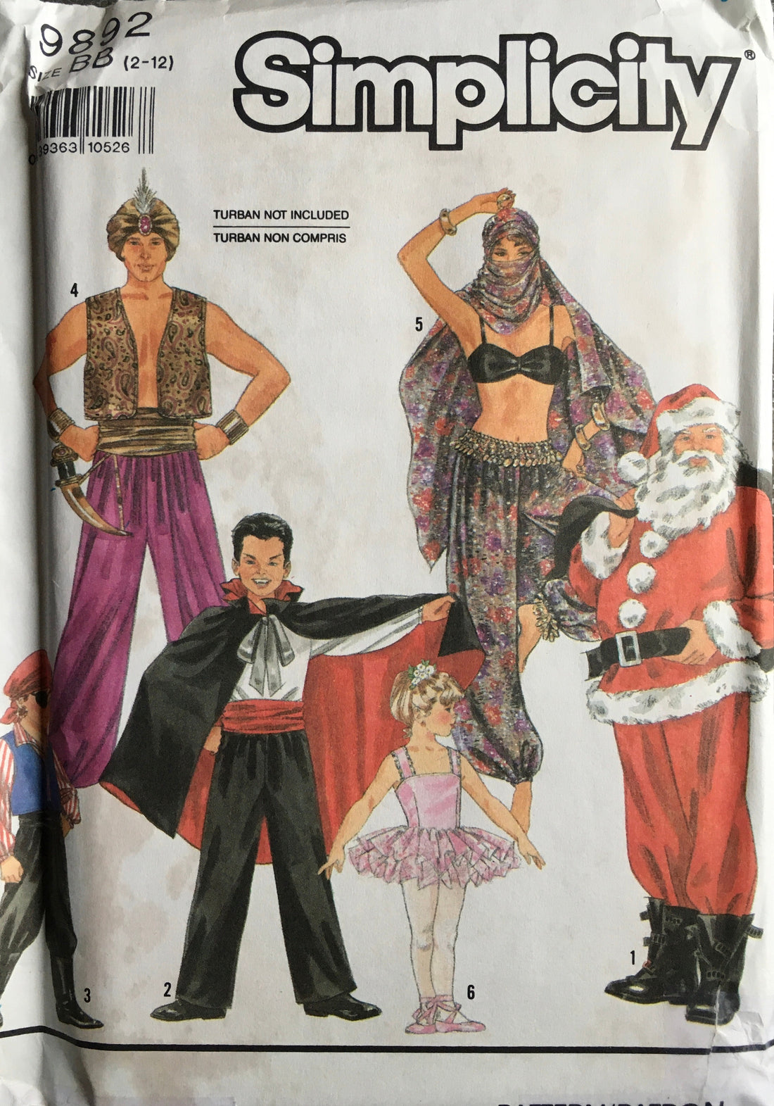 Simplicity 9892 Sewing Pattern (Vintage) UNCUT