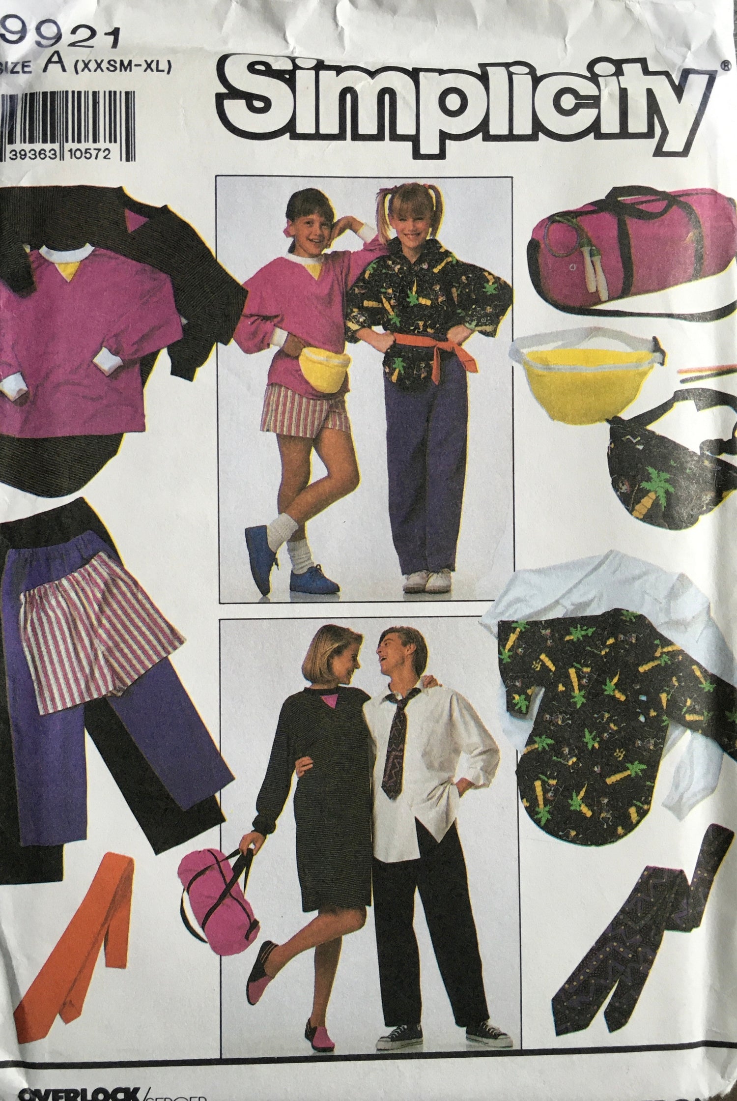 Simplicity 9921 Sewing Pattern (Vintage) UNCUT