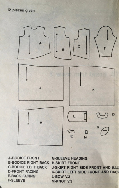 Simplicity 9930 Sewing Pattern (Vintage) CUT