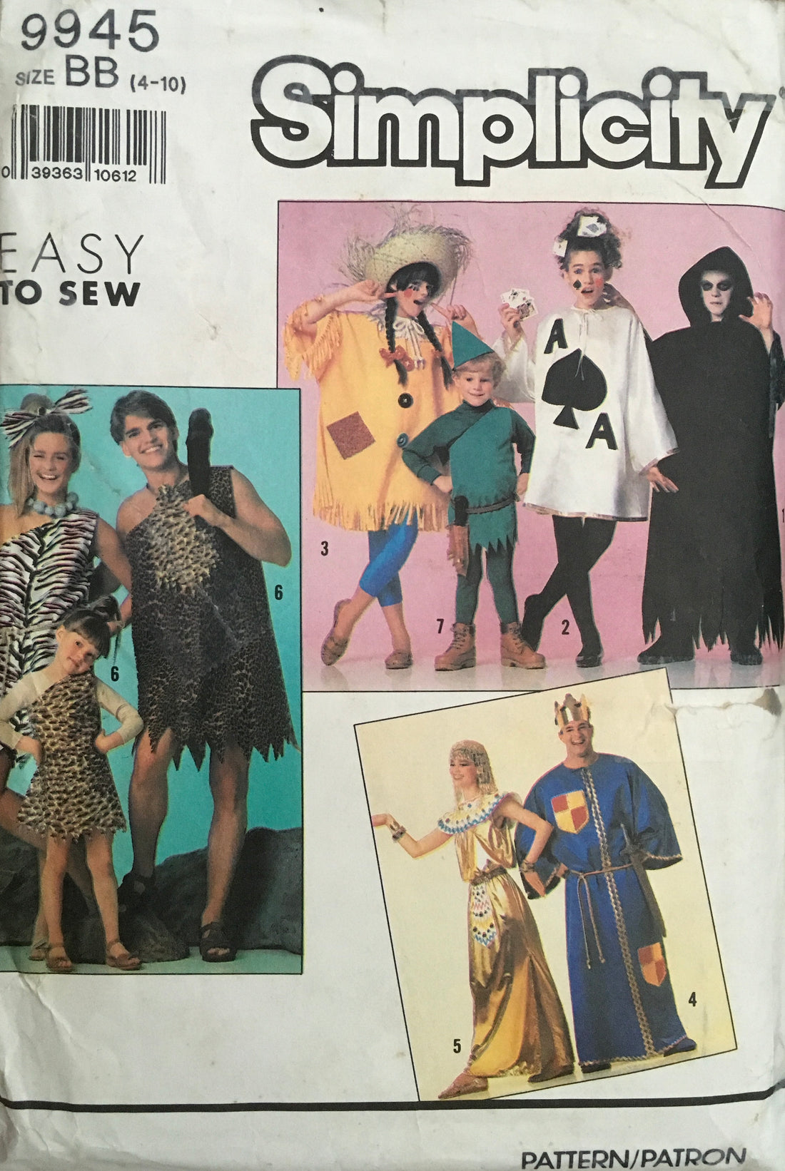 Simplicity 9945 Sewing Pattern (Vintage) UNCUT/CUT