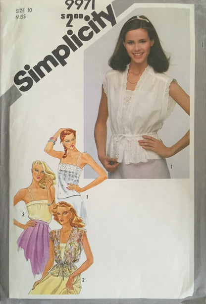 Simplicity 9971 Sewing Pattern (Vintage) CUT