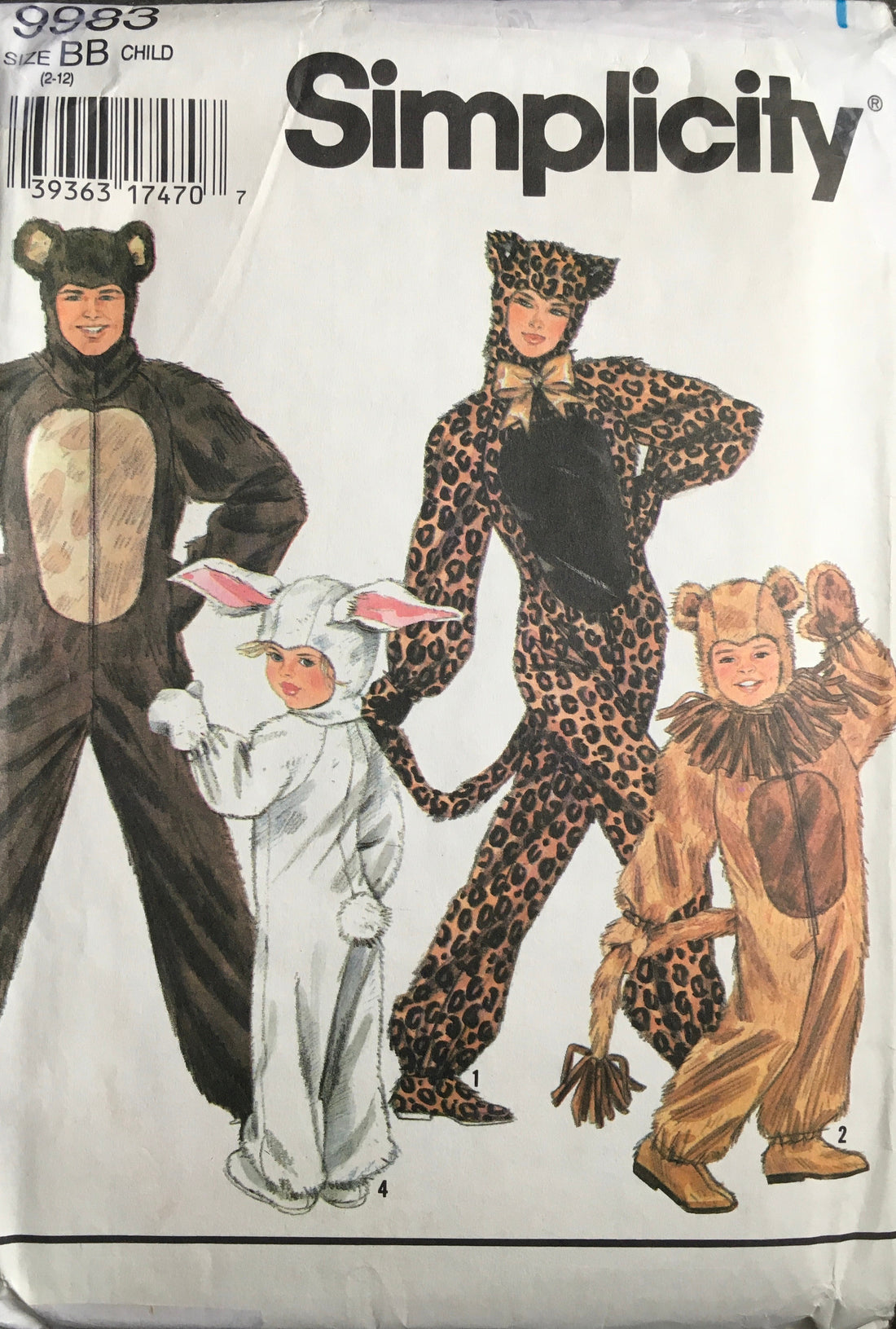Simplicity 9983 Sewing Pattern (Vintage) CUT
