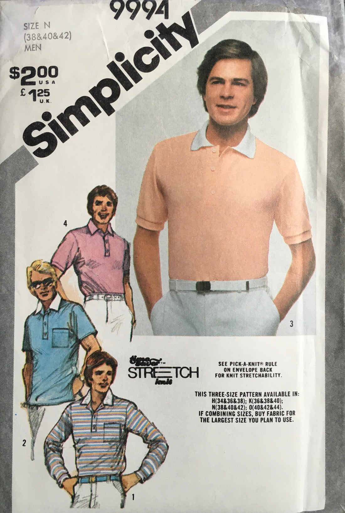 Simplicity 9994 Sewing Pattern (Vintage) UNCUT