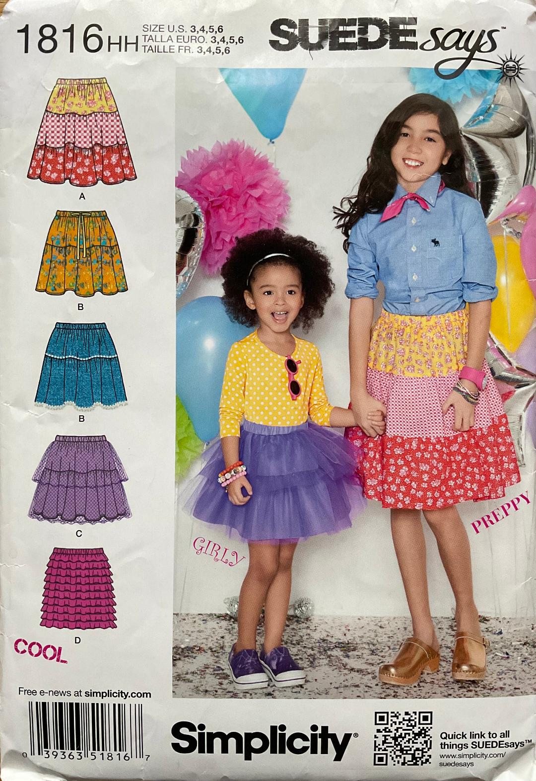 Simplicity 1816 Sewing Pattern (Vintage) CUT