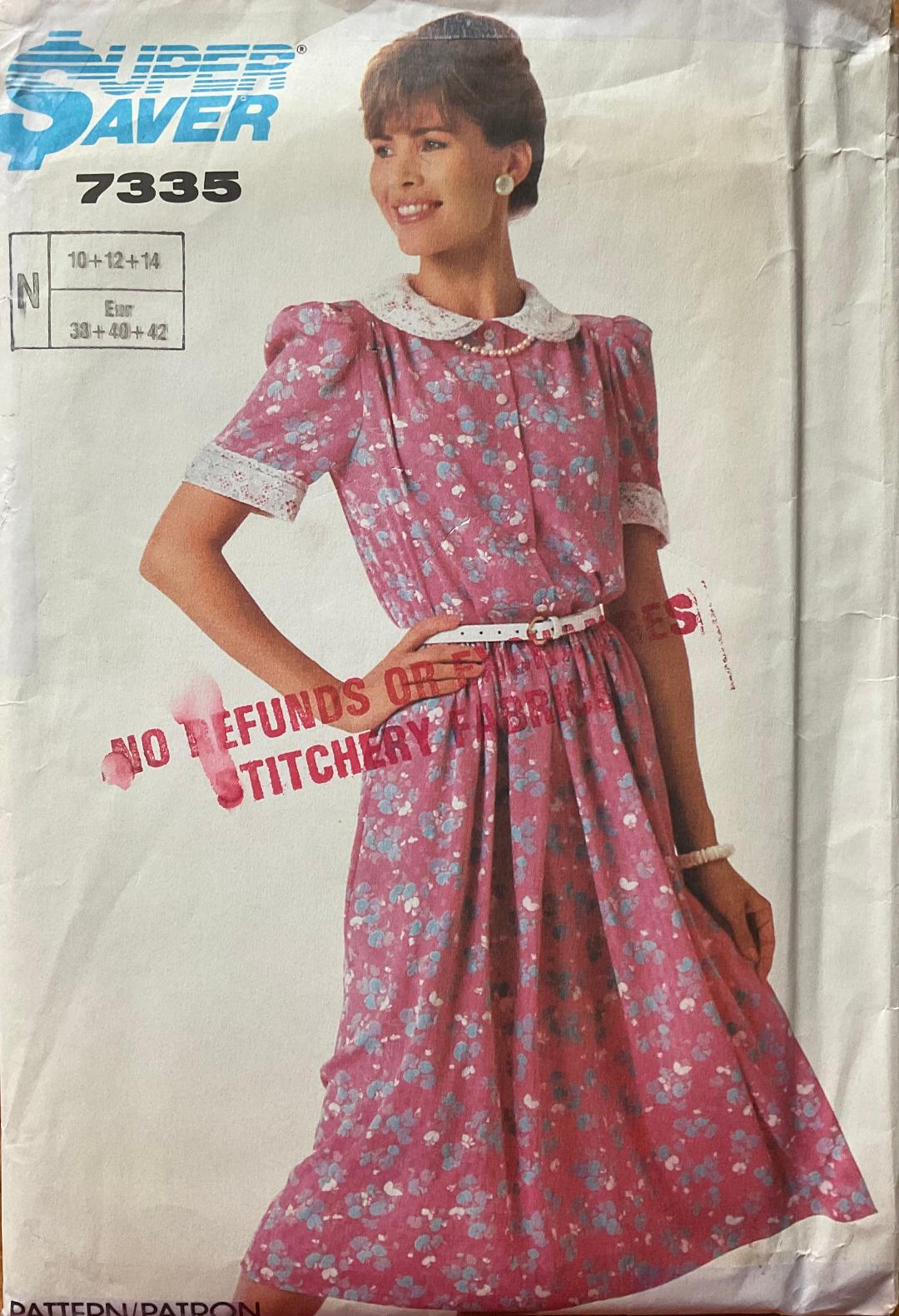 Super Saver 7335 Sewing Pattern (Vintage) UNCUT