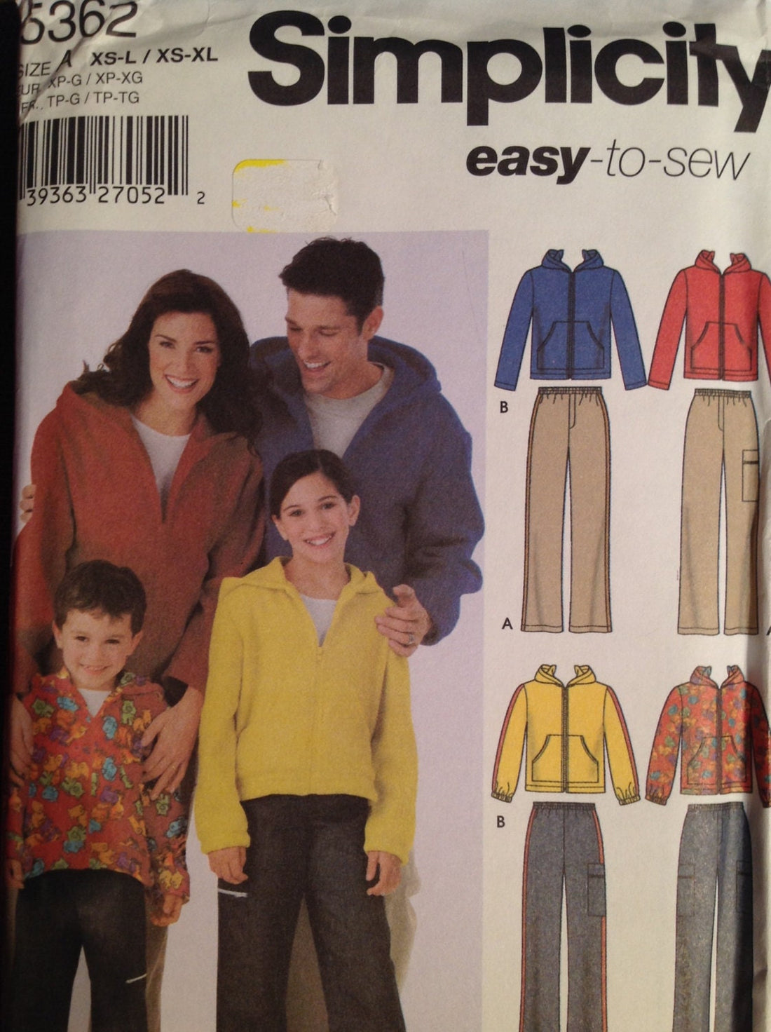 Simplicity 5362 Sewing Pattern (Vintage) UNCUT