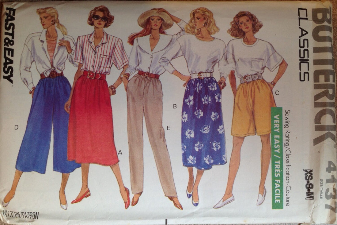 Butterick 4137 Sewing Pattern (Vintage) UNCUT/CUT