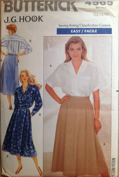 Butterick 4565 Sewing Pattern (Vintage) UNCUT
