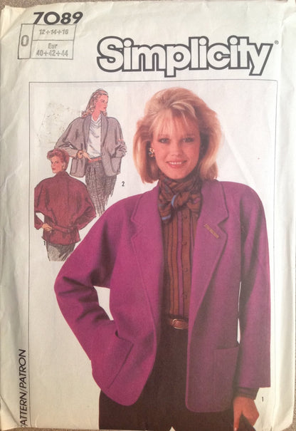 Simplicity 7089 Sewing Pattern (Vintage) UNCUT